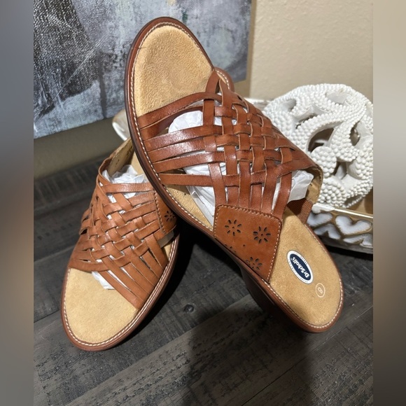 Dr Scholls Women's ADDIE Leather Comfort Sandals * Size 8 - Picture 4 of 8